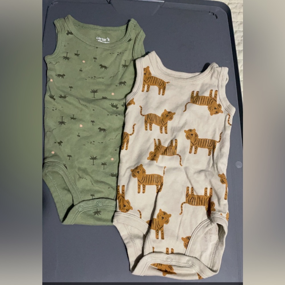 3-6 month shorts and 6-9 month onesies boy
